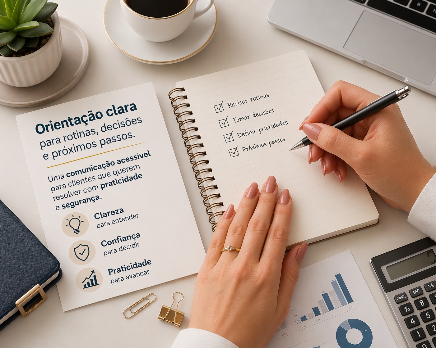 Equipe feminina em parceria de negócios